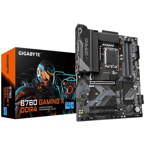 Gigabyte B760 GAMING X DDR4 Mainboard Sockel (PC) Intel® 1700 Formfaktor (Details) ATX Mainboard-Ch von Gigabyte