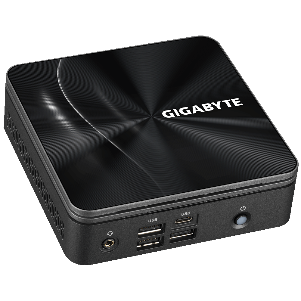 Gigabyte BRIX Barebone GB-BRR5-4500 - Ryzen 5 4500U 6x 2,30GHz, AMD-Grafik, 2x DDR4 SO-DIMM, 1x M.2, oOS von Gigabyte