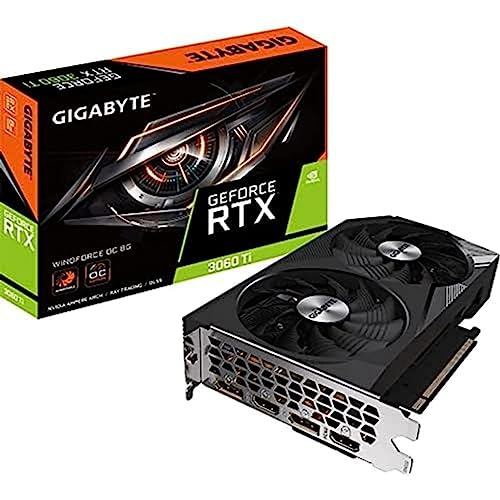 Gigabyte Computer Vaizdo plokštÄ GeForce RTX 3060 Ti WINDFORCE OC 8GB GDDR6 2xHDMI 2xDP von Gigabyte