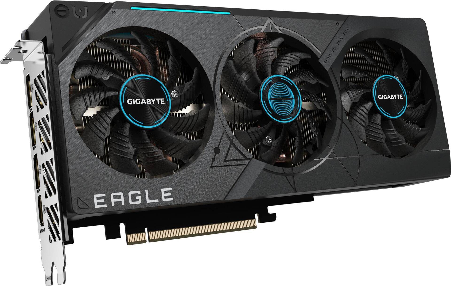 Gigabyte EAGLE GeForce RTX 4070 SUPER OC 12G - GeForce RTX 4070 SUPER - 12 GB - GDDR6X - 192 Bit - 7680 x 4320 Pixel - PCI Express 4.0 (GV-N407SEAGLE OC-12GD) von Gigabyte