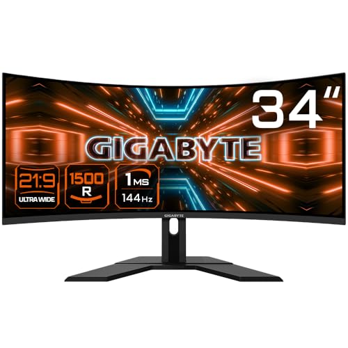 Gigabyte G34WQC A 86,4cm (34") QHD Ultra Wide 1440p Monitor, G34WQC A-EK, Schwarz von Gigabyte