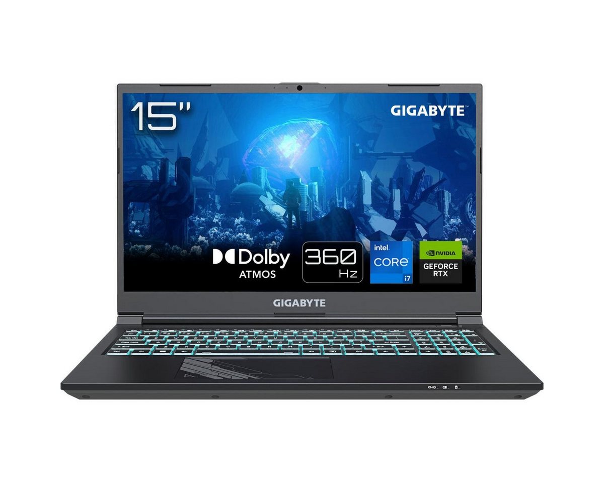 Gigabyte G5 KF5 H3DE554KH Gaming-Notebook (39.62 cm/15.6 Zoll, Intel Core i7 13620H, RTX 4060, 4000 GB SSD) von Gigabyte