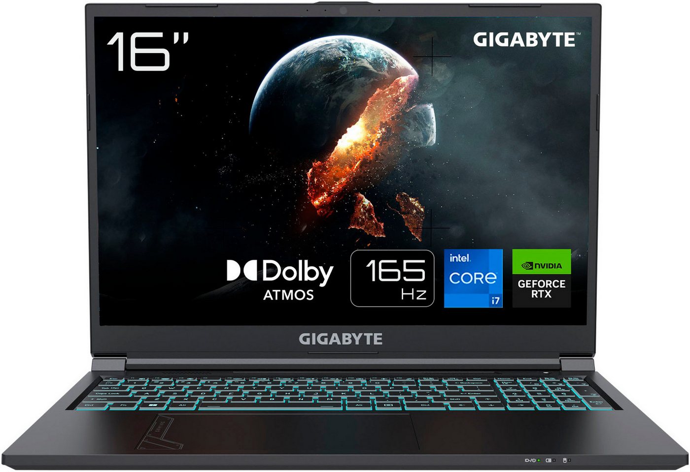 Gigabyte G6 KF Gaming-Notebook (40,64 cm/16 Zoll, Intel Core i7 13700H, GeForce RTX 4060, 1000 GB SSD) von Gigabyte