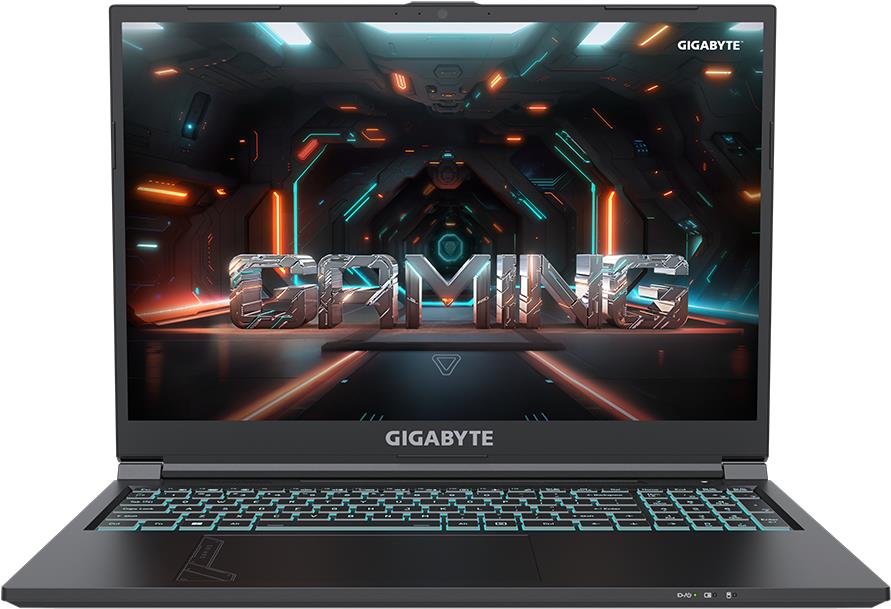 Gigabyte G6 KF-H3DE854SD laptop 40,6 cm (16) Full HD+ Intel® Core i7 i7-13620H 16 GB DDR5-SDRAM 1 TB SSD NVIDIA GeForce RTX 4060 Wi-Fi 6E (802.11ax) - kein Betriebssystem - Schwarz (G6 KF-H3DE854SD) von Gigabyte