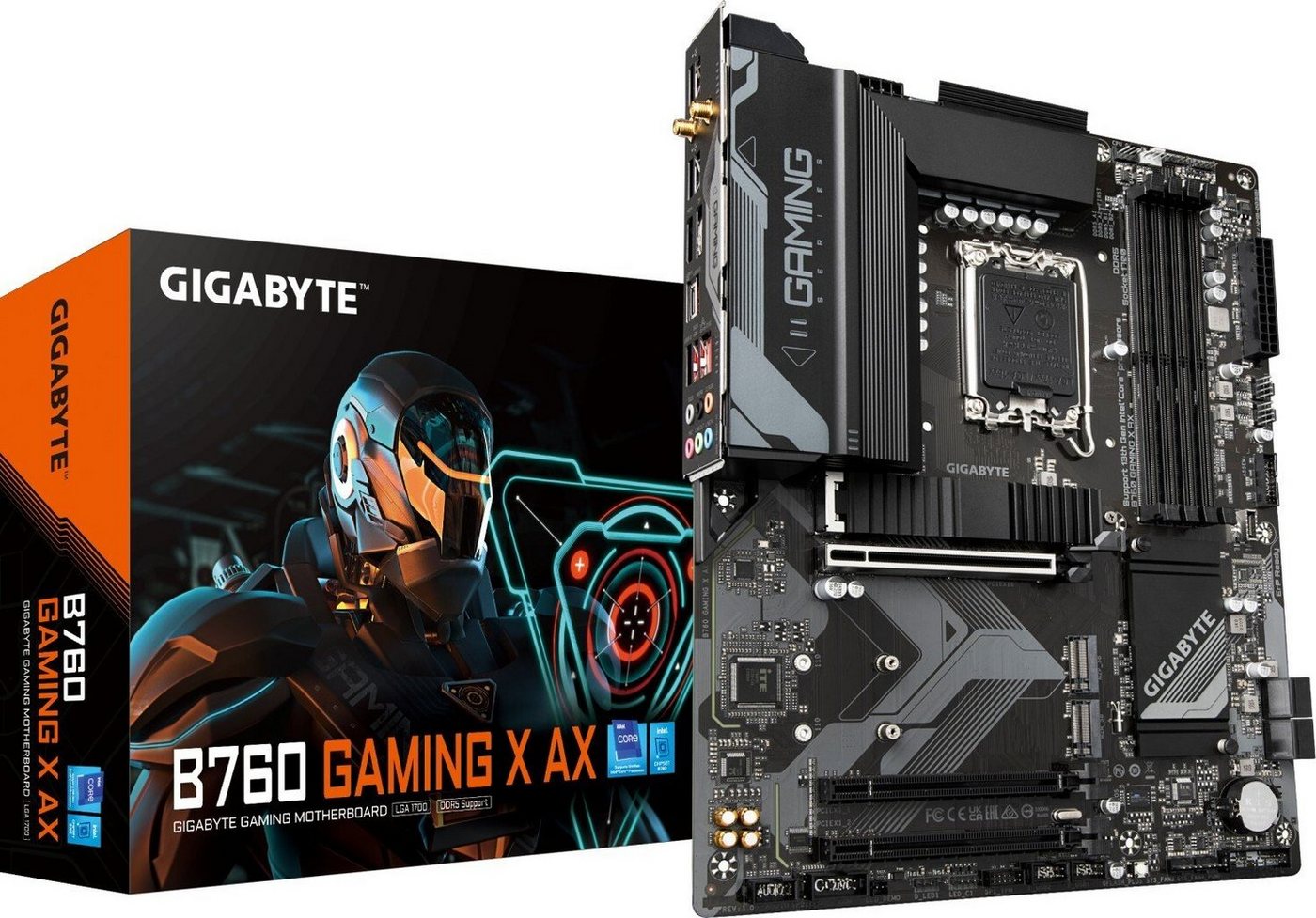 Gigabyte GIGABYTE B760 Gaming X AX DDR4 S1700 Mainboard von Gigabyte