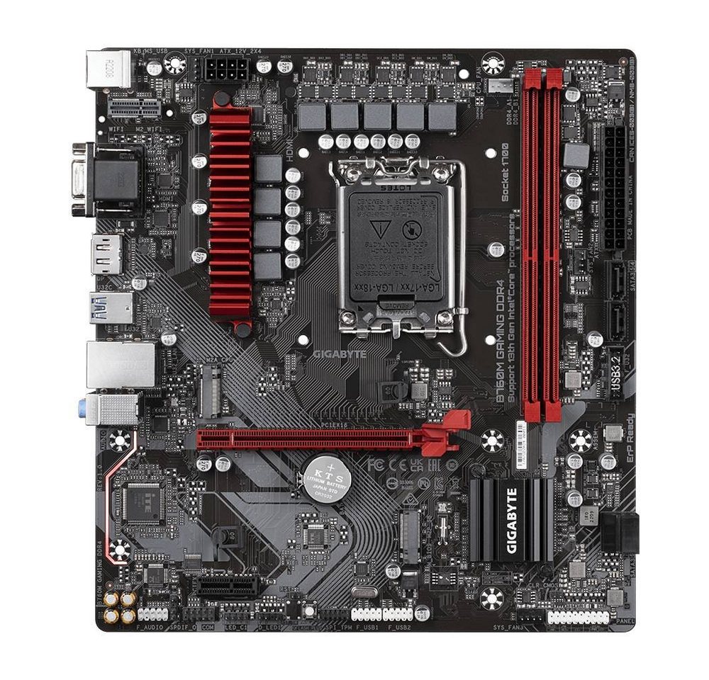 Gigabyte GIGABYTE B760M Gaming DDR4 S1700 Mainboard von Gigabyte