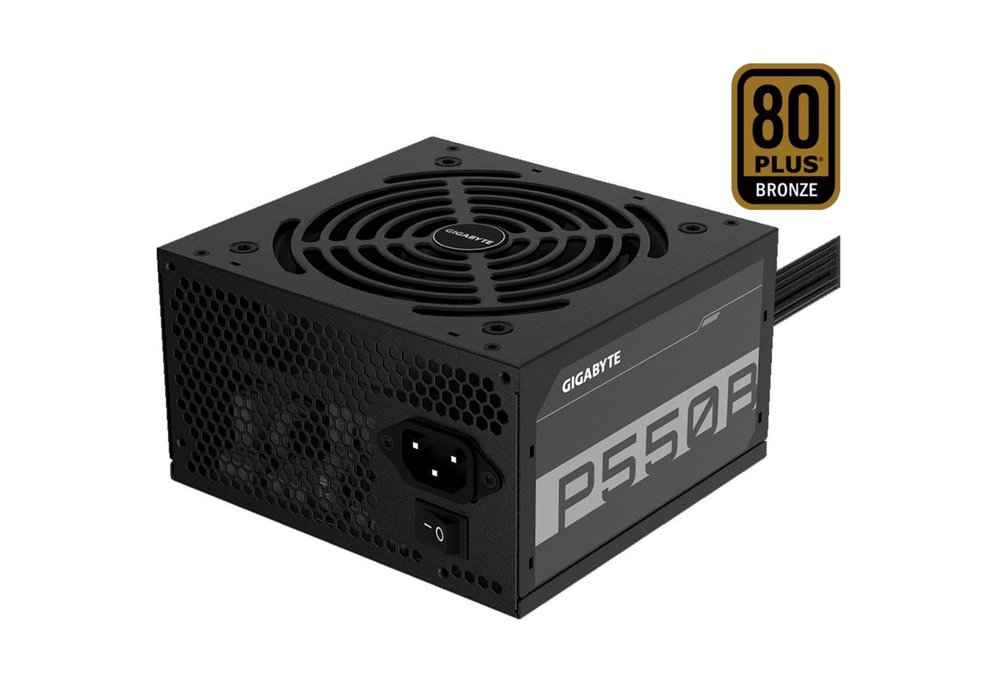 Gigabyte GIGABYTE GP-P550B, PC-Netzteil, (2x PCIe) PC-Netzteil von Gigabyte