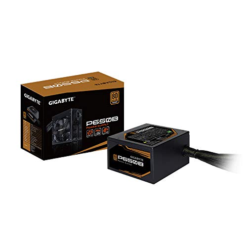 Gigabyte GP-650B Power Supply Power Supply Unit 650 W 20+4 pin ATX ATX Black von Gigabyte