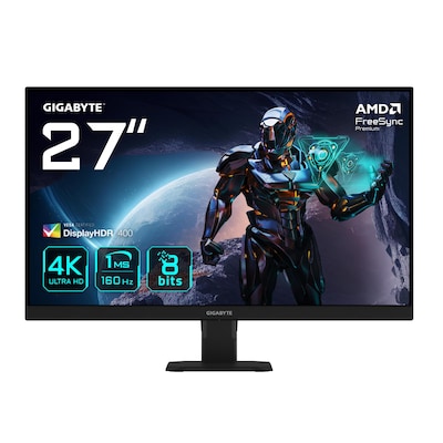 Gigabyte GS27U 68,6cm (27") 4K UHD SS-IPS Gaming Monitor 16:9 HDMI/DP 160Hz 1ms (MPRT) FreeSync Premium von Gigabyte