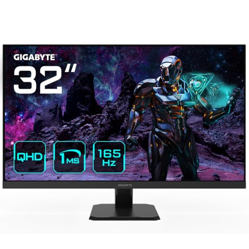 Gigabyte GS32Q 31.5 Zoll SS IPS (2560 x 1440) QHD 165Hz FreeSync Premium Gaming Monitor von Gigabyte