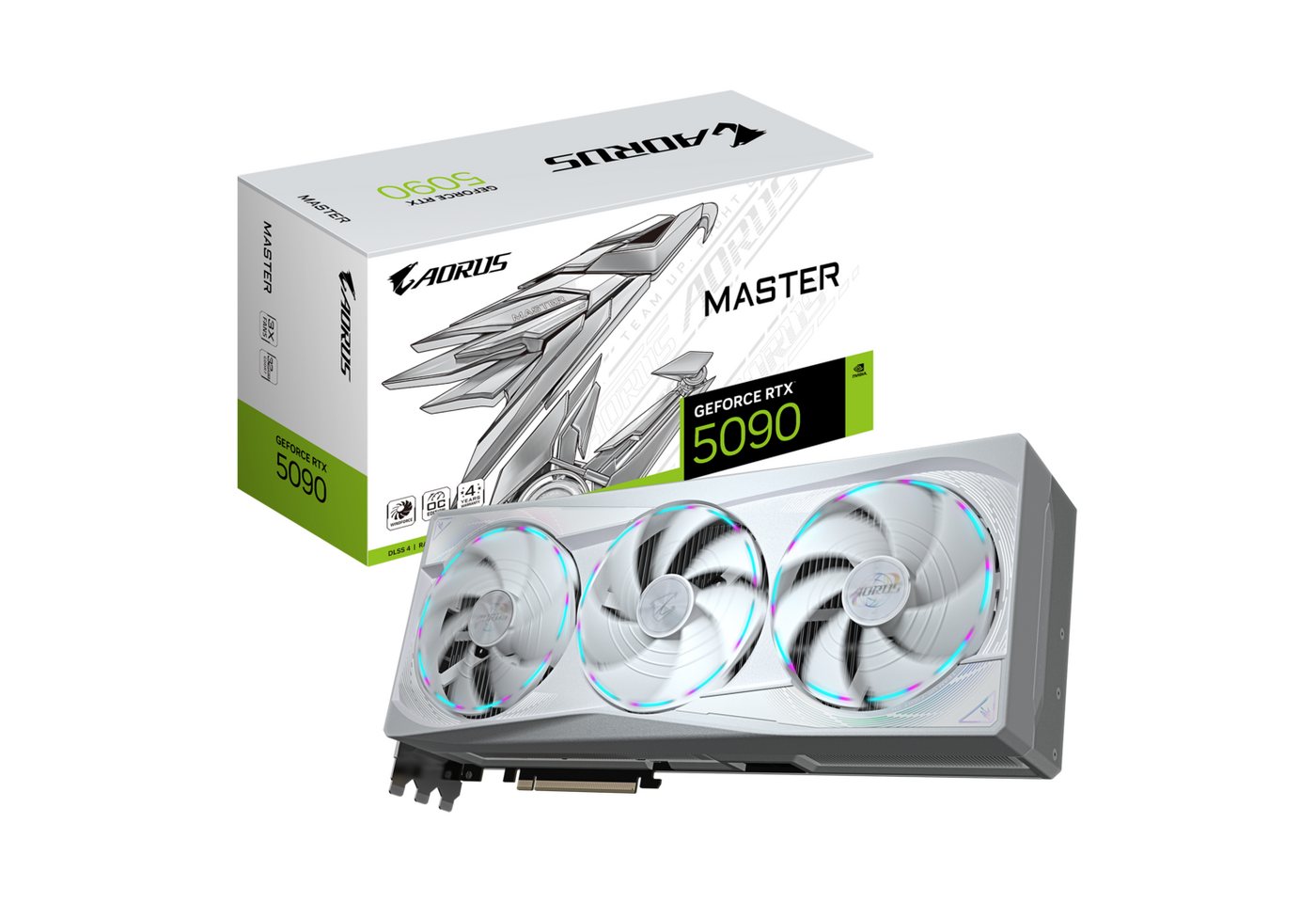 Gigabyte GV-N5090AORUSM ICE-32GD Grafikkarte Gigabyte GV-N5090AORUSM ICE-32GD Grafikkarte von Gigabyte