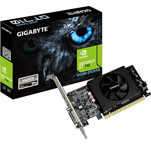 Gigabyte GeForce GT 710 2 GB Grafikkarten und unterstützt PCI Express 2.0 X8 Bus-Schnittstelle. Grafikkarten GV-N710D5-2GL von Gigabyte