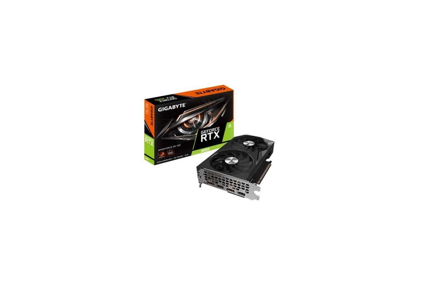 Gigabyte GeForce RTX 3060 WINDFORCE OC 12G Grafikkarte von Gigabyte