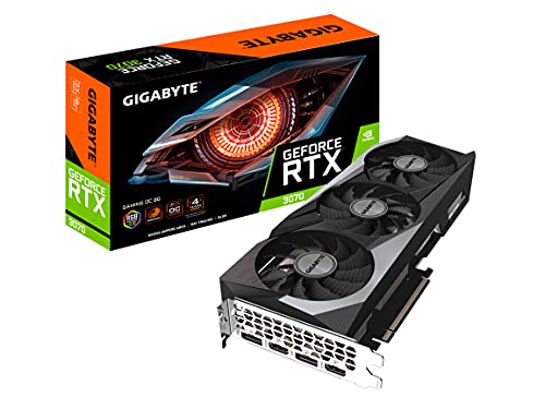 Gigabyte GeForce RTX 3070 Gaming OC 8G (REV2.0) Grafikkarte, 3X WINDFORCE Lüfter, LHR, 8GB 256-bit GDDR6, GV-N3070GAMING OC-8GD REV2.0 Grafikkarte von Gigabyte