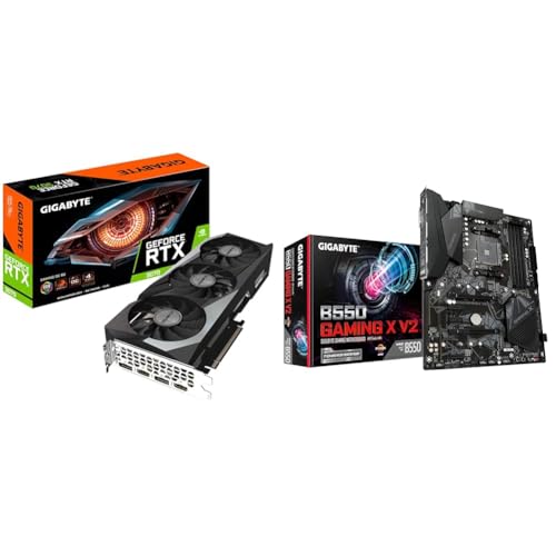 Gigabyte GeForce RTX 3070 Gaming OC 8GB V2 LHR Grafikkarte & B550 Gaming X V2 ATX Motherboard for AMD AM4 CPUs Gigabyte GeForce RTX 3070 Gaming OC 8GB V2 LHR Grafikkarte & B550 Gaming X V2 ATX Motherboard for AMD AM4 CPUs von Gigabyte