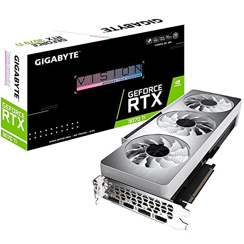 Gigabyte GeForce RTX 3070 Ti Vision OC 8GB Grafikkarte, GV-N307TVISION OC-8GD von Gigabyte