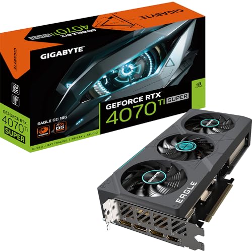 Gigabyte GeForce RTX 4070 Ti SUPER Eagle OC 16GB - 16GB GDDR6X, 1x HDMI, 3X DP von Gigabyte