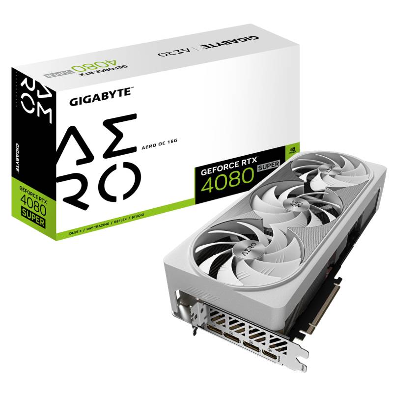 Gigabyte GeForce RTX 4080 SUPER 16GB Aero OC B-Ware - 16GB GDDR6X, 1x HDMI, 3x DP von Gigabyte