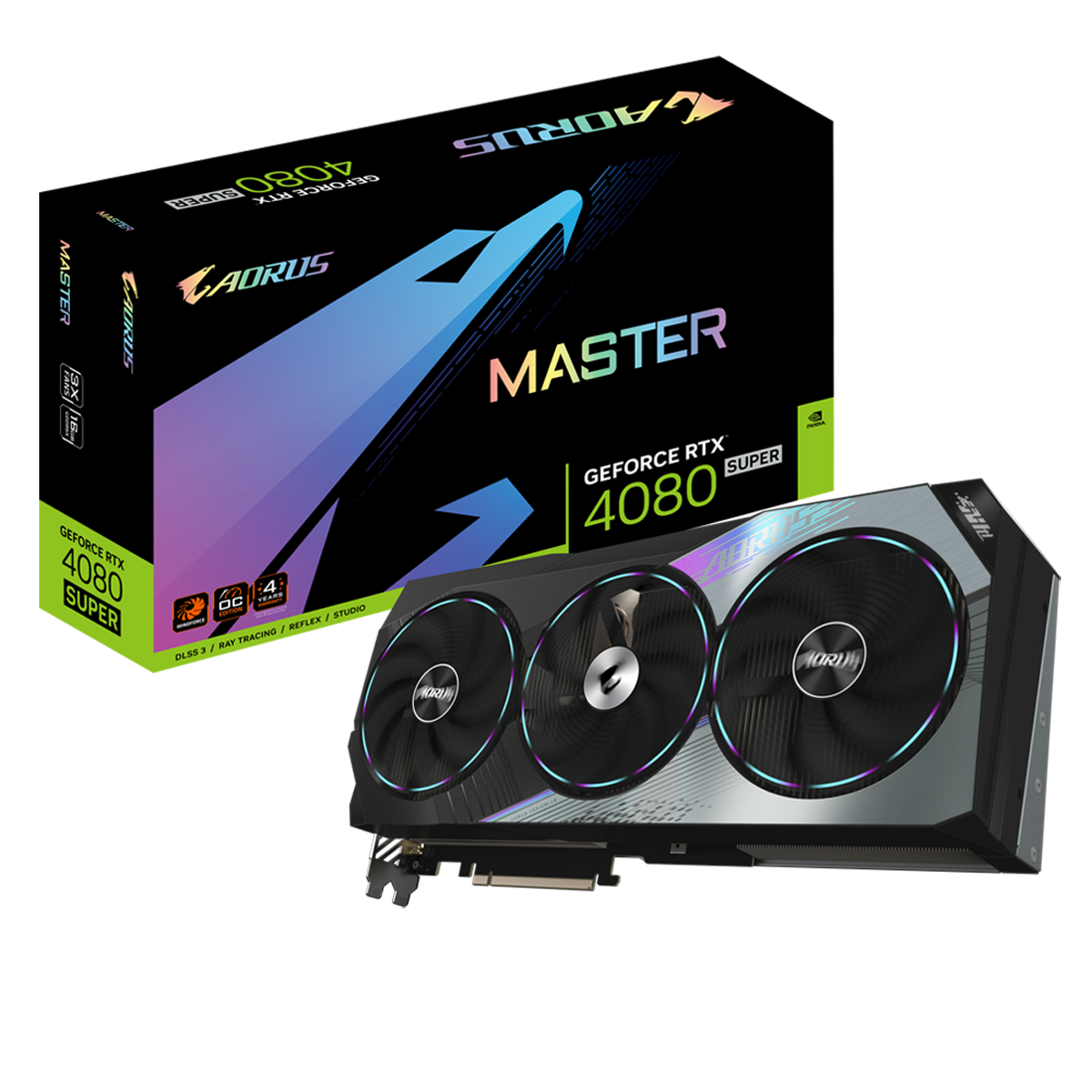 Gigabyte GeForce RTX 4080 SUPER 16GB Aorus M - 16GB GDDR6X, 1x HDMI, 3x DP von Gigabyte