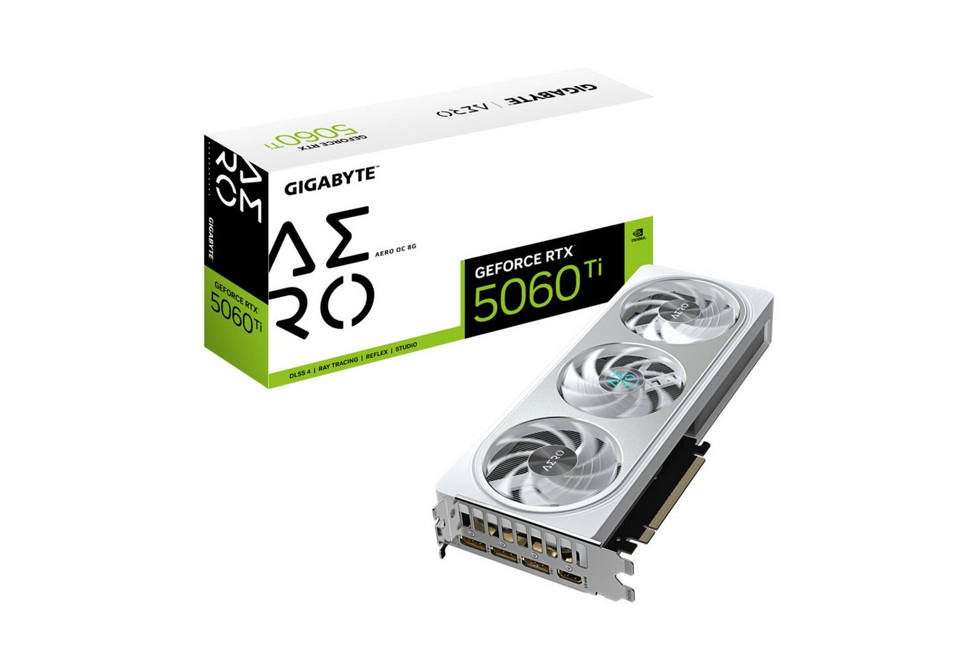 Gigabyte GeForce RTX 5060 Ti AERO OC 8G Grafikkarte – 8 GB GDDR7, 128 Bit, PCI- Grafikkarte Gigabyte GeForce RTX 5060 Ti AERO OC 8G Grafikkarte – 8 GB GDDR7, 128 Bit, PCI- Grafikkarte von Gigabyte