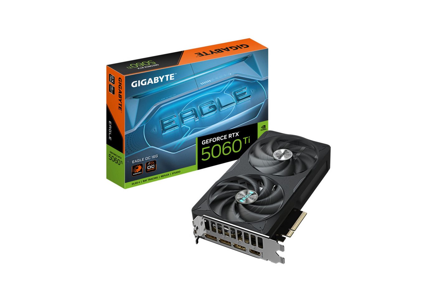 Gigabyte GeForce RTX 5060 Ti EAGLE OC 16G Grafikkarte – 16 GB GDDR7, 128 Bit, P Grafikkarte Gigabyte GeForce RTX 5060 Ti EAGLE OC 16G Grafikkarte – 16 GB GDDR7, 128 Bit, P Grafikkarte von Gigabyte