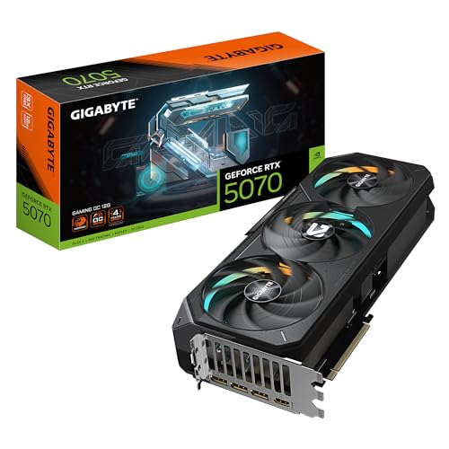 Gigabyte GeForce RTX 5070 Ti Gaming OC 16G Grafikkarte - 16GB GDDR7, 256 Bit, PCI-E 5.0, 2588 MHz Core Clock, 3 x DP 2.1a, 1 x HDMI 2.1b, NVIDIA DLSS 4, GV-N507TGAMING OC-16GD Gigabyte GeForce RTX 5070 Ti Gaming OC 16G Grafikkarte - 16GB GDDR7, 256 Bit, PCI-E 5.0, 2588 MHz Core Clock, 3 x DP 2.1a, 1 x HDMI 2.1b, NVIDIA DLSS 4, GV-N507TGAMING OC-16GD von Gigabyte
