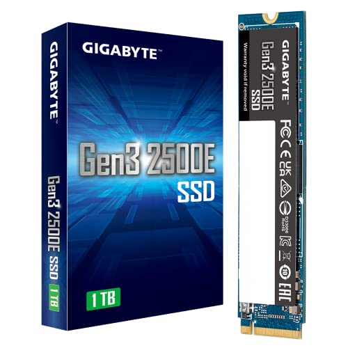 Gigabyte Gen3 2500E SSD 1TB M.2 1000 GB PCI Express 3.0 3D NAND NVMe von Gigabyte