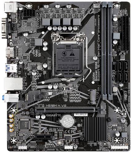 Gigabyte H510M H V2 Mainboard Sockel (PC) Intel® 1200 Formfaktor (Details) Micro-ATX Mainboard-Chip von Gigabyte