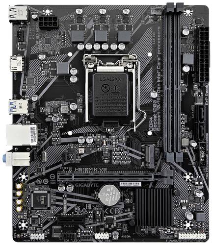 Gigabyte H510M K V2 Mainboard Sockel (PC) Intel® 1200 Formfaktor (Details) Micro-ATX Mainboard-Chip von Gigabyte