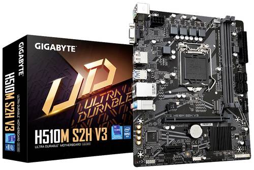 Gigabyte H510M S2H V3 (rev. 1.0) Mainboard Sockel (PC) Intel® 1200 Formfaktor (Details) Micro-ATX M von Gigabyte