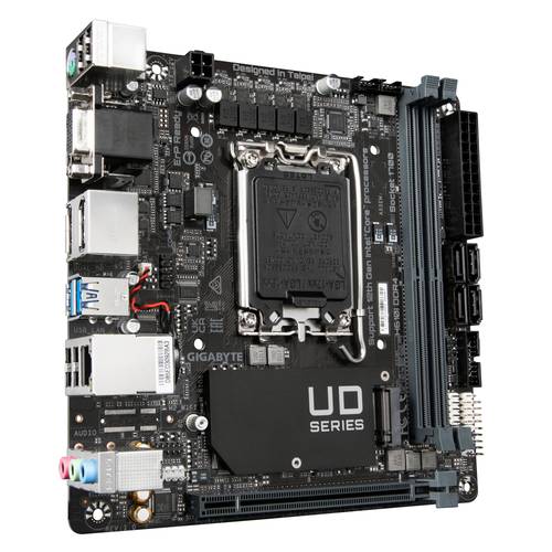 Gigabyte H610I DDR4 Mainboard Sockel (PC) Intel® 1700 Formfaktor (Details) Mini-ITX Mainboard-Chips von Gigabyte