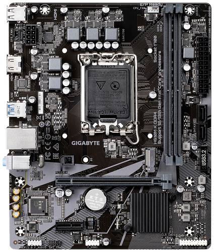 Gigabyte H610M K DDR4 Mainboard Sockel (PC) Intel® 1700 Formfaktor (Details) Micro-ATX Mainboard-Ch von Gigabyte