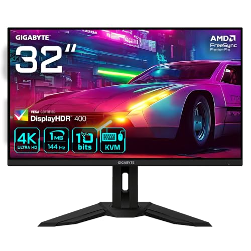 Gigabyte M32U 80 cm (31.5) 3840 x 2160 Pixels 4K Ultra HD LED Black von Gigabyte