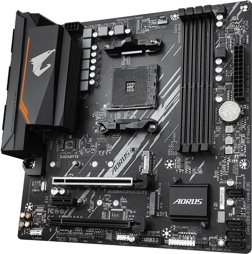 Gigabyte MB AMD AM4 GBT B550M AORUS ELITE (B550M AORUS ELITE) von Gigabyte