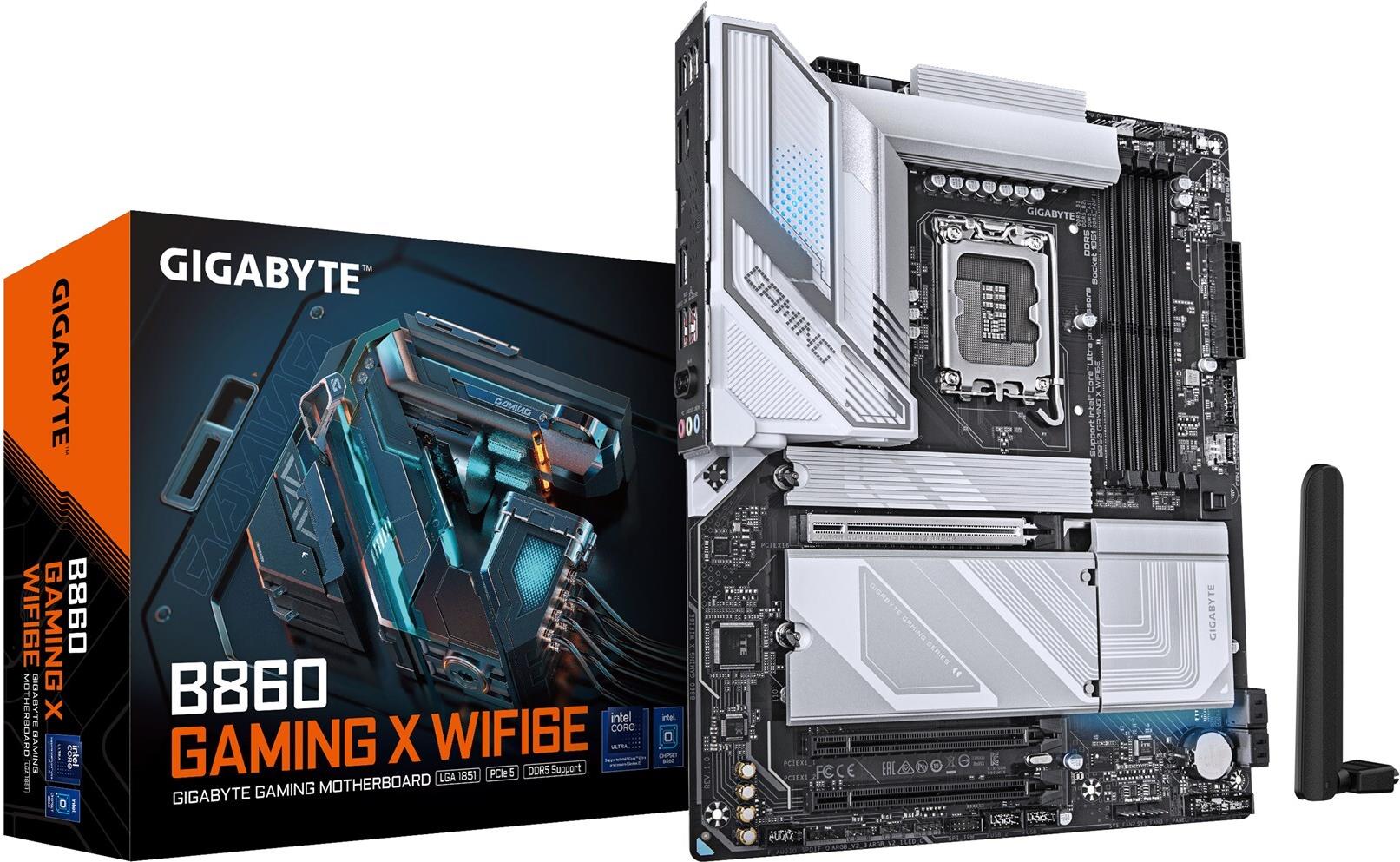 Gigabyte MB GBT Intel 1851 B860 Gaming X WiFi6E - Mainboard - ATX (B860 GAMING X WIFI6E) von Gigabyte