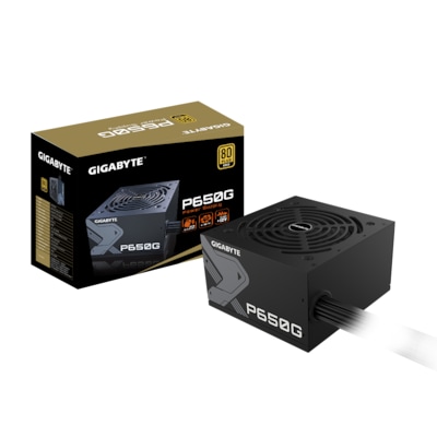 GIGABYTE P650G 650W ATX Netzteil, 80+ Gold, 120 mm Lüfter GIGABYTE P650G 650W ATX Netzteil, 80+ Gold, 120 mm Lüfter von Gigabyte