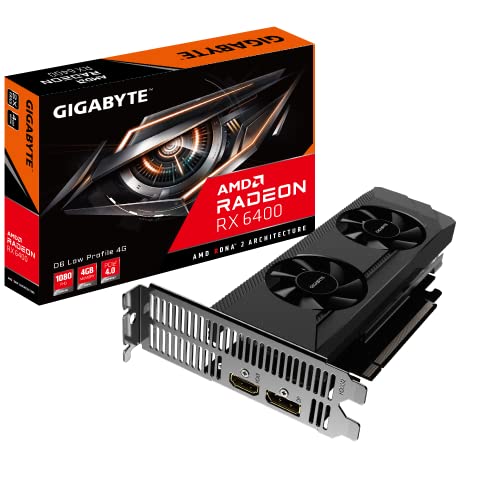 Gigabyte Radeon RX 6400 D6 Low AMD 4 GB GDDR6 von Gigabyte