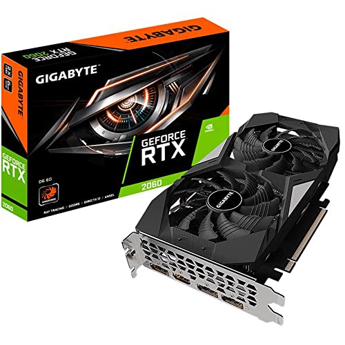 Gigabyte VGA 6GB RTX2060D6 6G 3xDP/ HDMI GeForce RTX 2060 OC 6G, GV-N2060D6-6GD V2 Gigabyte VGA 6GB RTX2060D6 6G 3xDP/ HDMI GeForce RTX 2060 OC 6G, GV-N2060D6-6GD V2 von Gigabyte