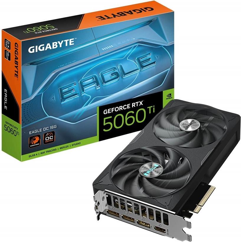 Gigabyte VGA GBT RTX5060TI 16GB Eagle OC (GV-N506TEAGLE OC-16GD) von Gigabyte