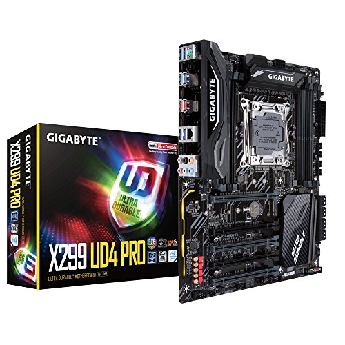 Gigabyte X299 UD4 Pro Intel LGA 2066 Core i9/ATX/2 m.2/USB 3.1 Gen 2 Typ A/RGB Fusion/Mainboard von Gigabyte
