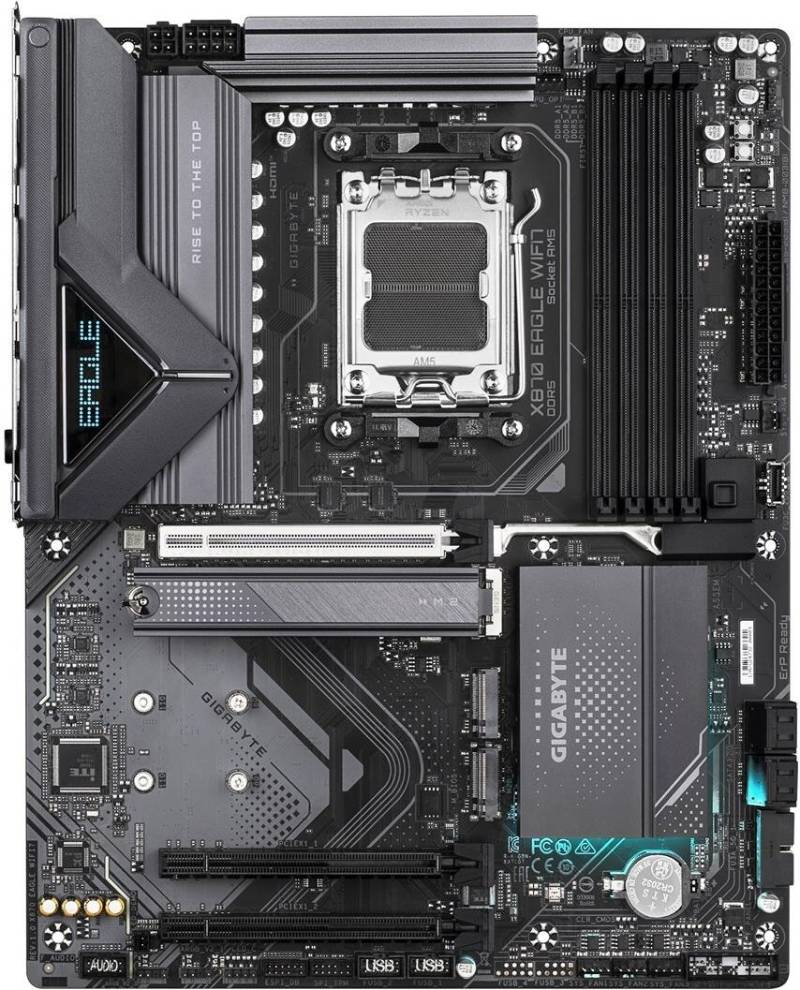 Gigabyte X870 EAGLE WIFI7 AM5 ATX MB - AMD Sockel AM5 (Ryzen Zen4) (X870 EAGLE WIFI7) - Sonderposten von Gigabyte