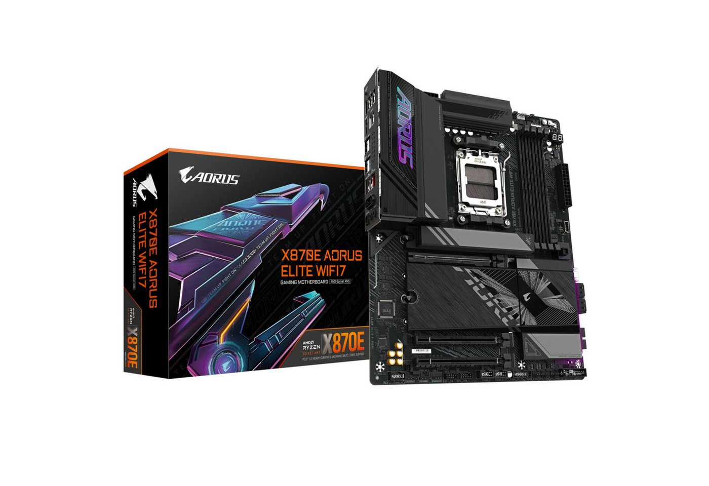 Gigabyte X870I AORUS PRO ICE Mainboard - Unterstützt AMD Ryzen 9000er-Serie CPU Mainboard Gigabyte X870I AORUS PRO ICE Mainboard - Unterstützt AMD Ryzen 9000er-Serie CPU Mainboard von Gigabyte