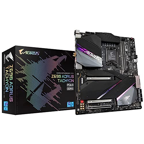 Gigabyte Z690 AORUS Tachyon (Sockel 1700/Z690/DDR5/S-ATA 600/Extended ATX), Schwarz von Gigabyte