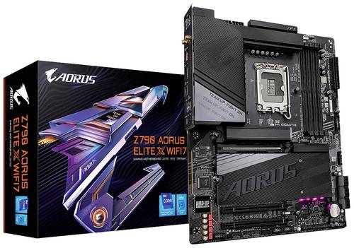 Gigabyte Z790A ELITE X WIFI7 Mainboard Sockel (PC) Intel® 1700 Formfaktor (Details) ATX Mainboard-C von Gigabyte