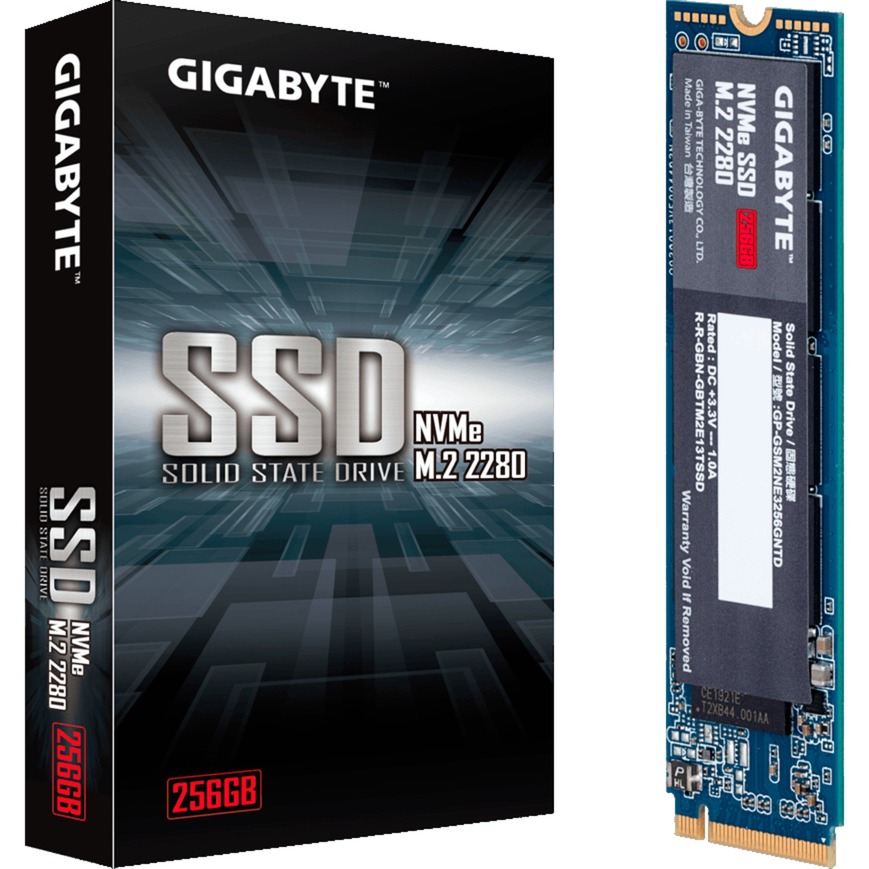 NVMe SSD 256 GB von Gigabyte