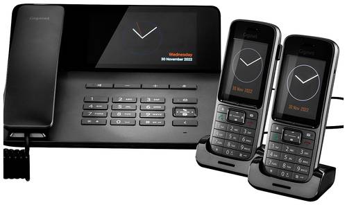 Gigaset Pro Fusion FX800W Bundle Schnurgebundenes Telefon, VoIP Bluetooth, WLAN, DECT Repeater, Anru von Gigaset Pro
