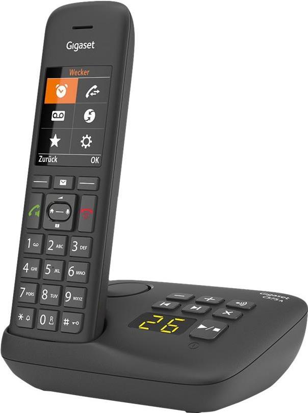 C575A schwarz - Anrufbeantworter - Anrufbeantworter (S30852-H2927-B101) von Gigaset