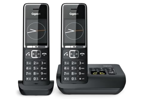 Cordless Gigaset Comfort 550A Duo, Schnurlos, schwarz von Gigaset
