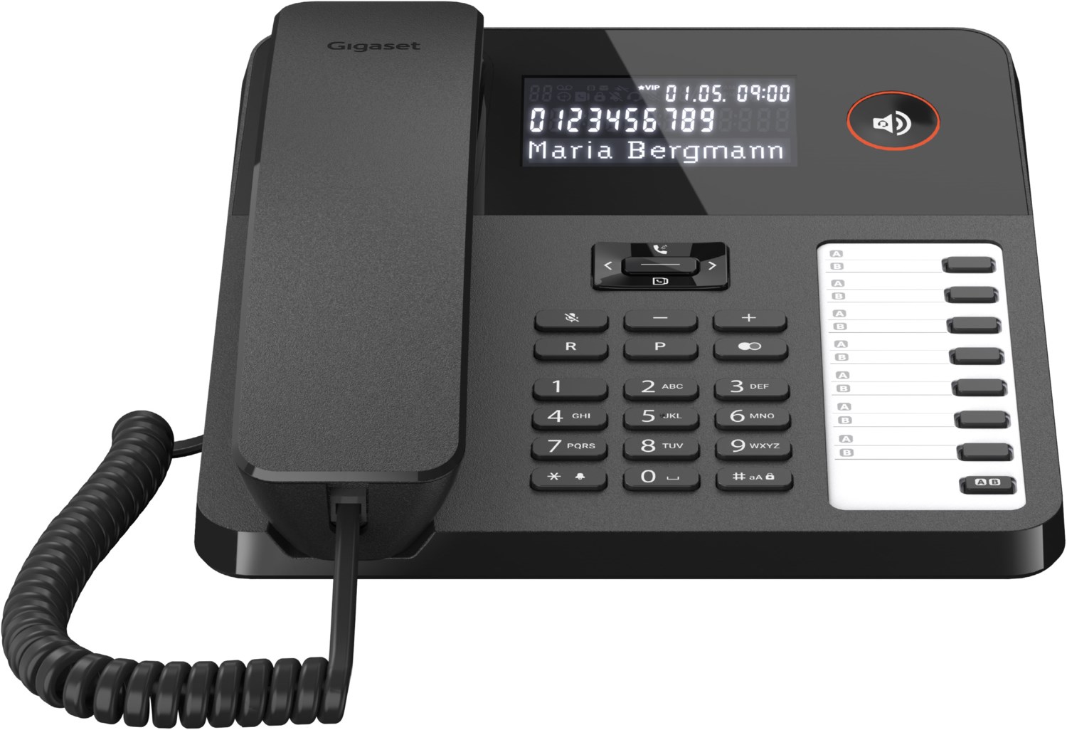 DESK 600 Schnurgebundenes Telefon schwarz DESK 600 Schnurgebundenes Telefon schwarz von Gigaset