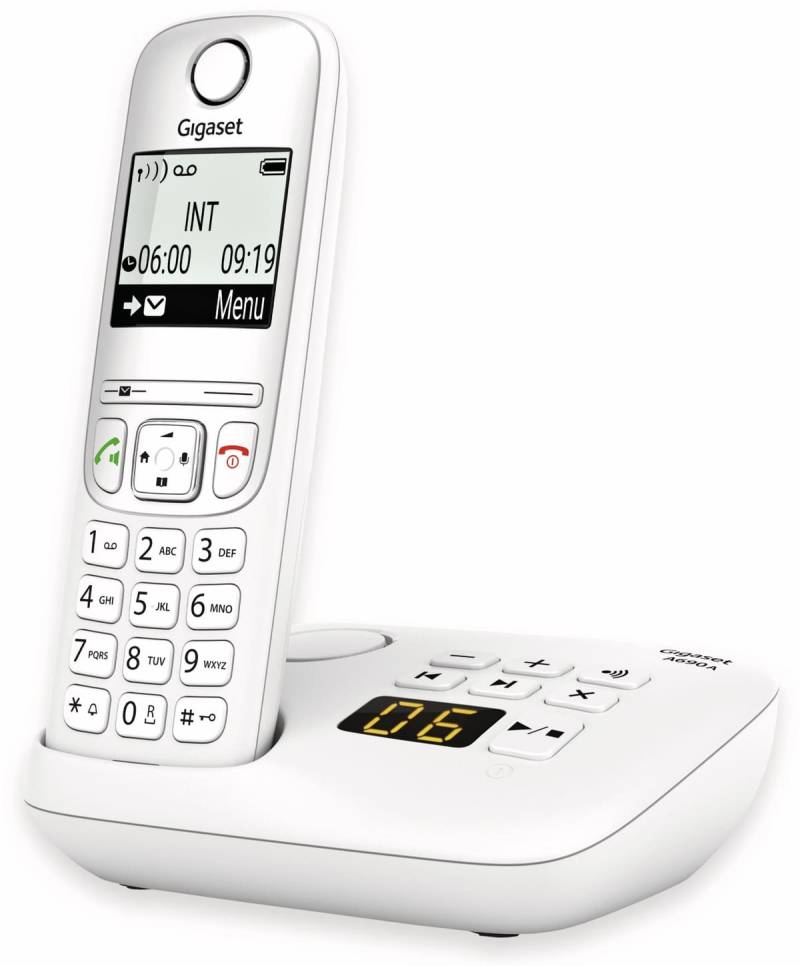 GIGASET DECT-Telefon A690A, weiß von Gigaset